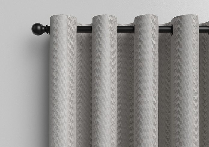 Dew Drop, Metallic Silver - Made to Measure Curtains - Image 12